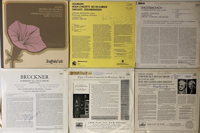 Lot 61 - SIGNED CLASSICAL LPs - COMPOSERS/ CONDUCTORS