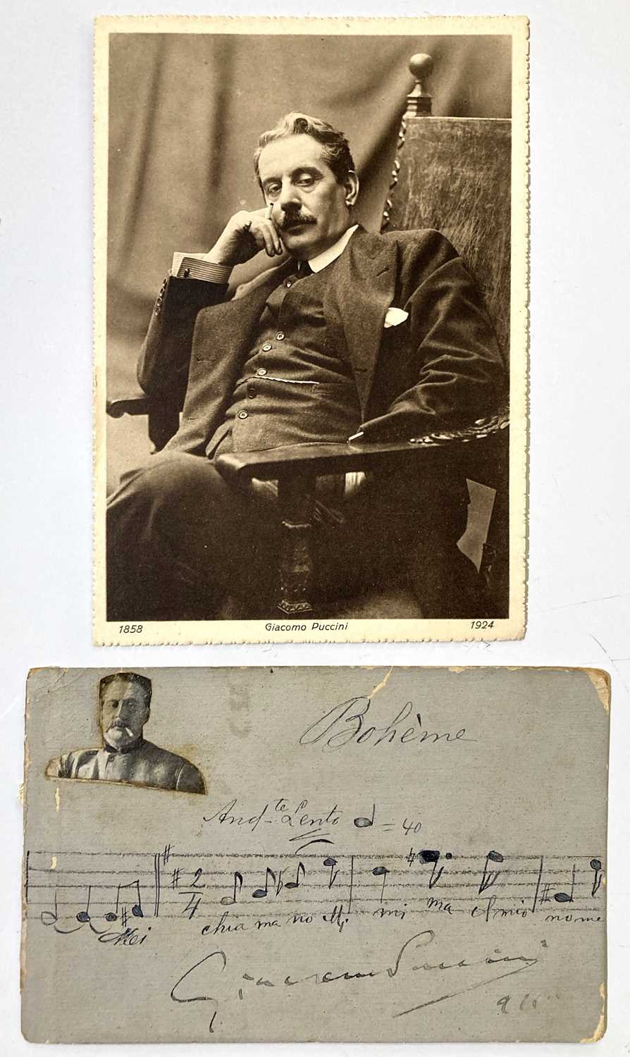 Lot 378 - GIACOMO PUCCINI (1858-1924).