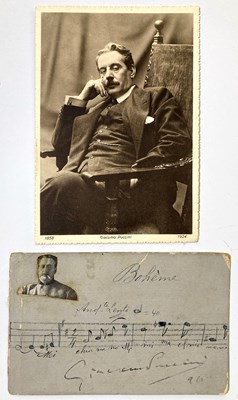 Lot 378 - GIACOMO PUCCINI (1858-1924).