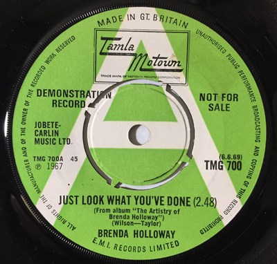 Lot 240 - TMG 700 DEMO - BRENDA HOLLOWAY - JUST LOOK WHAT YOU'VE DONE 7"