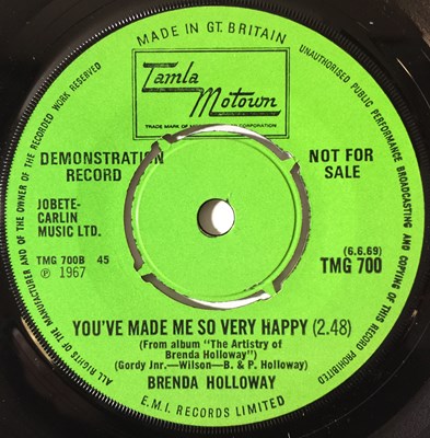 Lot 240 - TMG 700 DEMO - BRENDA HOLLOWAY - JUST LOOK WHAT YOU'VE DONE 7"