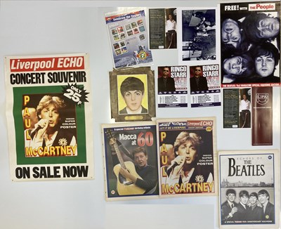 Lot 122 - BEATLES LIVERPOOL ECHO HEADLINE POSTERS