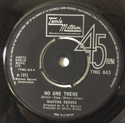 Lot 246 - TMG 843 - MARTHA REEVES - NO ONE THERE 7"