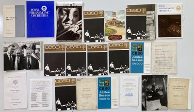 Lot 397 - CLASSICAL MUSIC - SIGNED CONCERT PROGRAMMES.