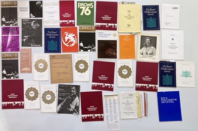 Lot 400 - ROYAL PHILHARMONIC ORCHESTRA - CONCERT PROGRAMMES.