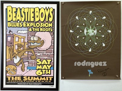 Lot 286 - RODRIGUEZ - A SIGNED LIMITED EDITION POSTER / A BEASTIE BOYS POSTER