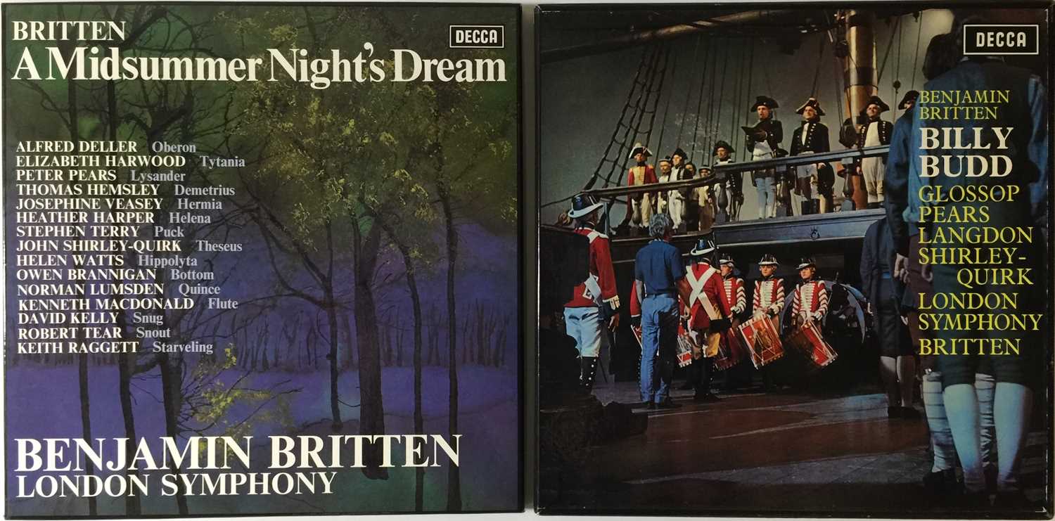 Lot 79 - BENJAMIN BRITTEN - SIGNED LP BOX SETS