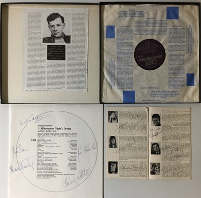 Lot 79 - BENJAMIN BRITTEN - SIGNED LP BOX SETS