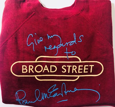 Lot 126 - PAUL MCCARTNEY BROAD STREET MEMORABILIA