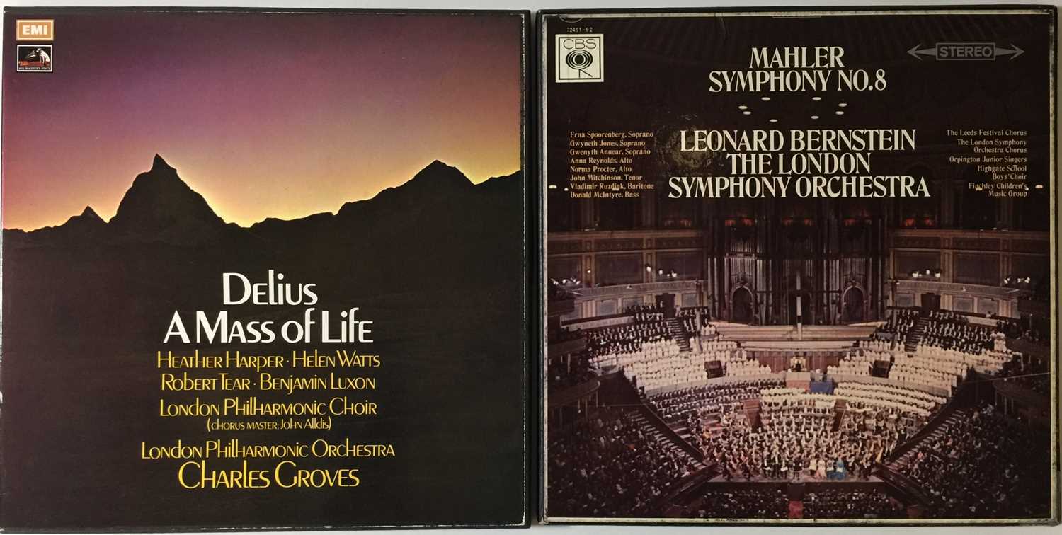 Lot 81 - CHARLES GROVES/ LEONARD BERNSTEIN - LP BOX SETS (INCLUDING SIGNATURES/ LETTERS ETC)