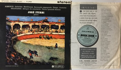 Lot 93 - JOSE ITURBI - SPANISH PIANO MUSIC LP (UK STEREO - SAX 2391)