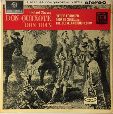 Lot 94 - FOURNIER/ SZELL - STRAUSS: DON QUIXOTE LP (UK STEREO - SAX 2495)