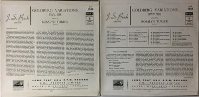 Lot 95 - ROSALYN TURECK - BACH: GOLDBERG VARIATIONS (UK 2 LP SET - ALP 1549)