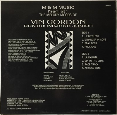 Lot 297 - VIN GORDON - THE MELODY MOODS OF VIN GORDON (MMLP008)