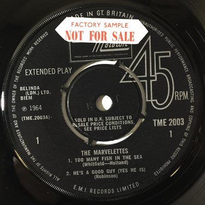 Lot 267 - THE MARVELETTES - TOO MANY FISH IN THE SEA EP (ORIGINAL UK TAMLA MOTOWN COPY - TME 2003)