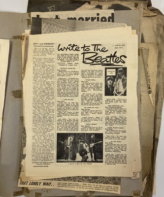 Lot 132 - BEATLES SCRAPBOOKS