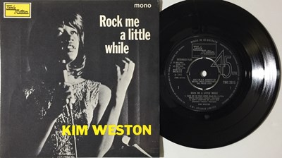 Lot 270 - KIM WESTON - ROCK ME A LITTLE WHILE EP (ORIGINAL UK COPY - TAMLA MOTOWN TME 2015)