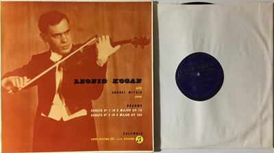 Lot 109 - LEONID KOGAN - BRAHMS: VIOLIN SONATAS LP (UK MONO - 33CX 1381)