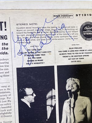 Lot 1 - SIGNED LPS - BIG BAND / STAGE AND SCREEN STARS.