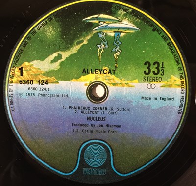 Lot 14 - NUCLEUS - ALLEYCAT LP (UK ORIGINAL - 6360 124)