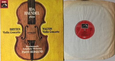 Lot 125 - IDA HAENDEL - PLAYS BRITTEN/WALTON LP (ASD 3483)