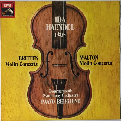 Lot 125 - IDA HAENDEL - PLAYS BRITTEN/WALTON LP (ASD 3483)