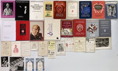Lot 7 - COLLECTABLE CLASSICAL MUSIC/FESTIVAL PROGRAMMES.