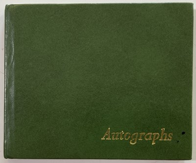 Lot 10 - AUTOGRAPH BOOK WITH STARS OF 20TH CENTURY STAGE AND MUSIC - POP AND CLASSICAL.