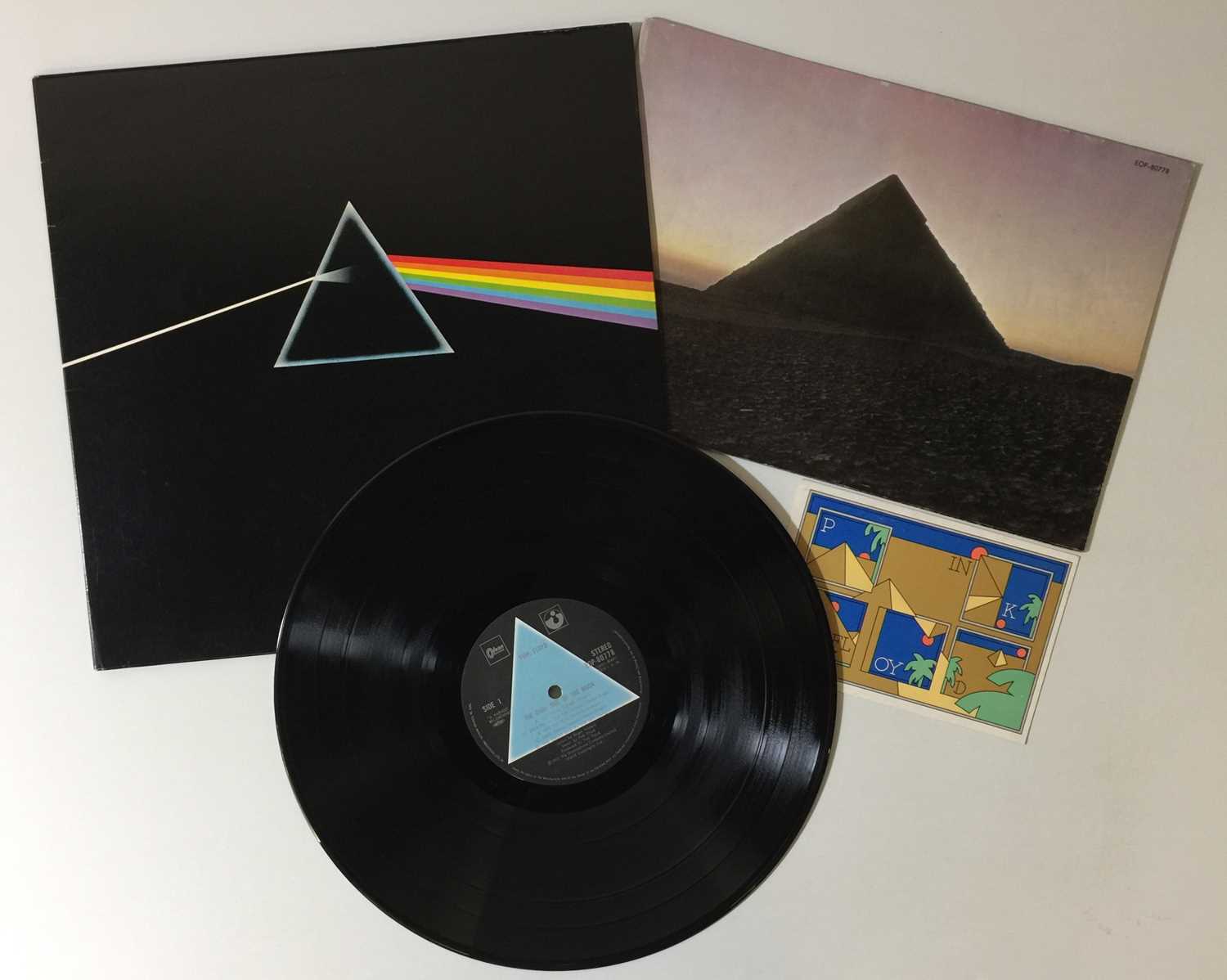 Lot 8 - PINK FLOYD - THE DARK SIDE OF THE MOON LP (JAPANESE - SOLID TRIANGLE - EOP-80778)