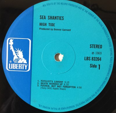 Lot 9 - HIGH TIDE - SEA SHANTIES LP (UK STEREO - LIBERTY - LBS 83264)