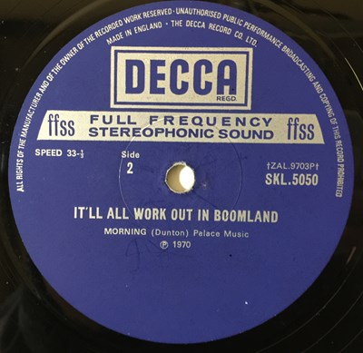 Lot 11 - T2 - IT'LL ALL WORK OUT IN BOOMLAND LP (UK STEREO - DECCA - SKL.5050)