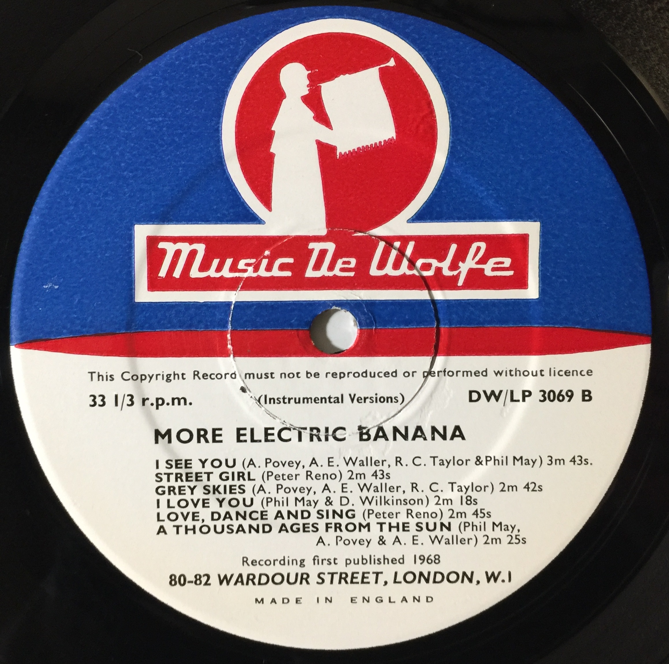 Lot 13 - THE ELECTRIC BANANA - MORE ELECTRIC BANANA LP