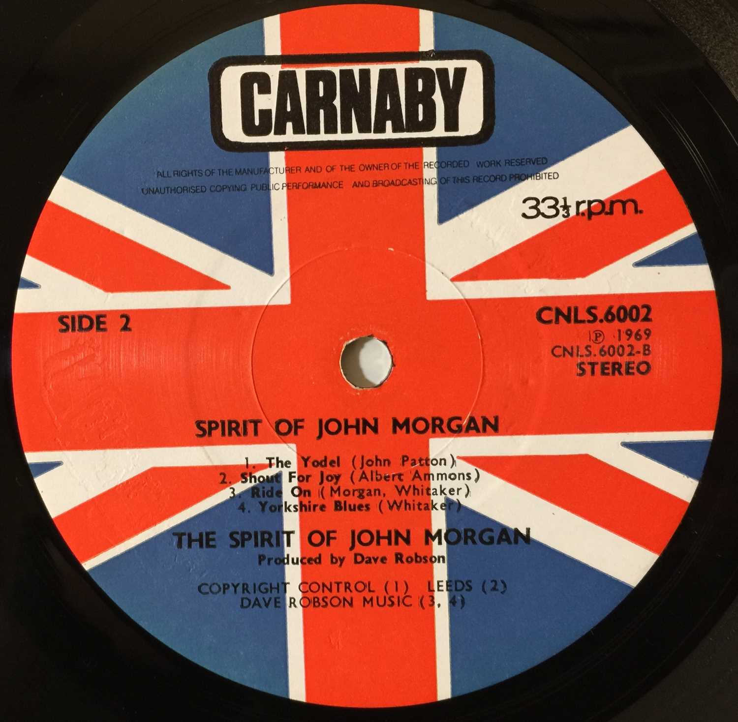 Lot 16 - SPIRIT OF JOHN MORGAN - S/T LP (UK STEREO