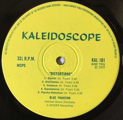 Lot 17 - BLUE PHANTOM - DISTORTIONS LP (UK ORIGINAL - KALEIDOSCOPE - KAL 101)