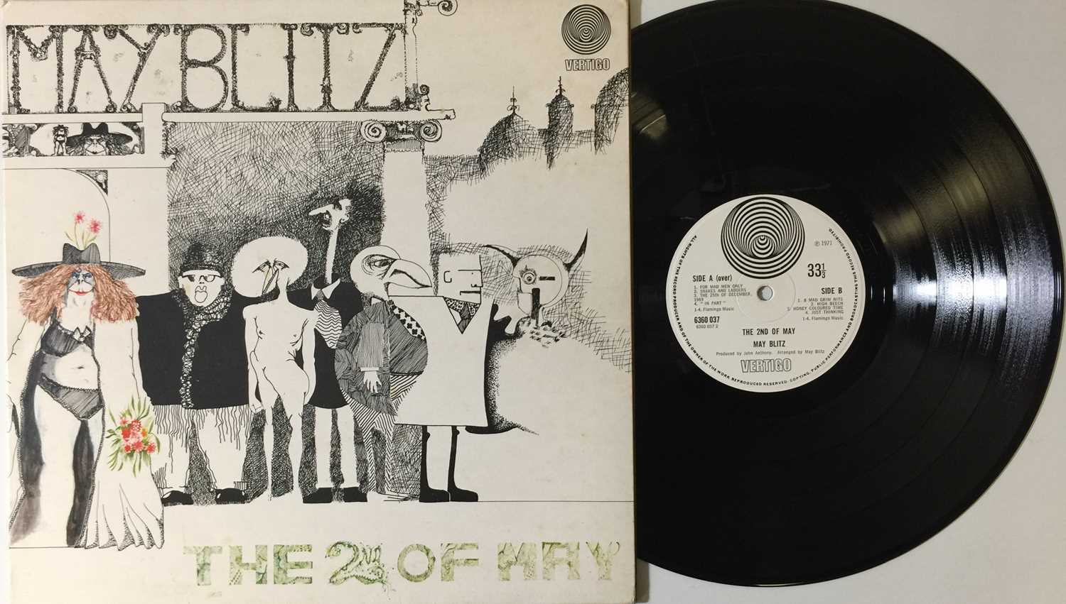 Lot 19 - MAY BLITZ - THE 2ND OF MAY LP (UK VERTIGO SWIRL - 6360 037)