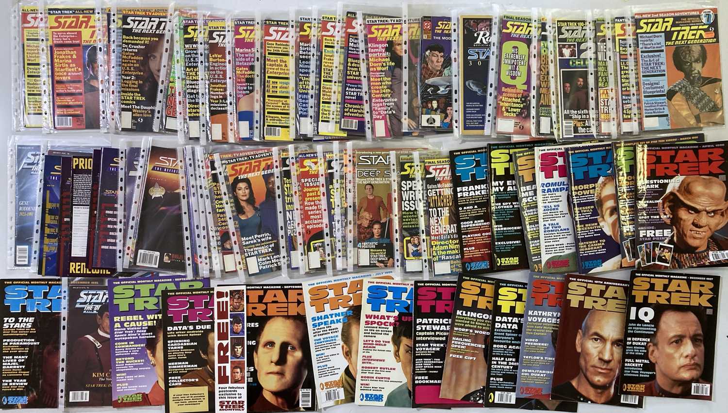 Lot 143 - STAR TREK - LARGE COLLECTION OF MAGAZINES.