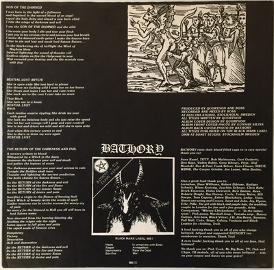 Lot 88 - BATHORY - THE RETURN LP (SWEDISH PRESS - BMLP 666-II)