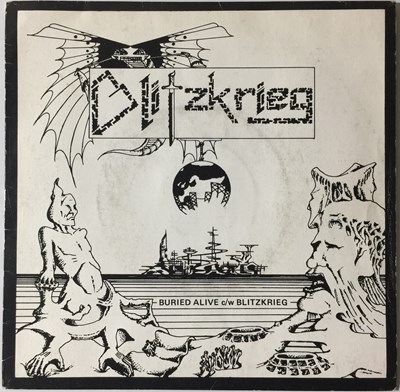 Lot 91 - BLITZKRIEG - BURIED ALIVE C/W BLITZKRIEG 7" (ORIGINAL UK COPY - NEAT RECORDS NEAT 10)