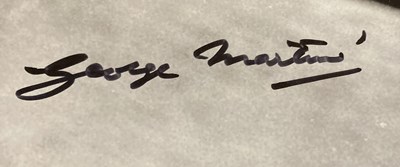 Lot 159 - YOKO ONO / GEORGE MARTIN AUTOGRAPHS