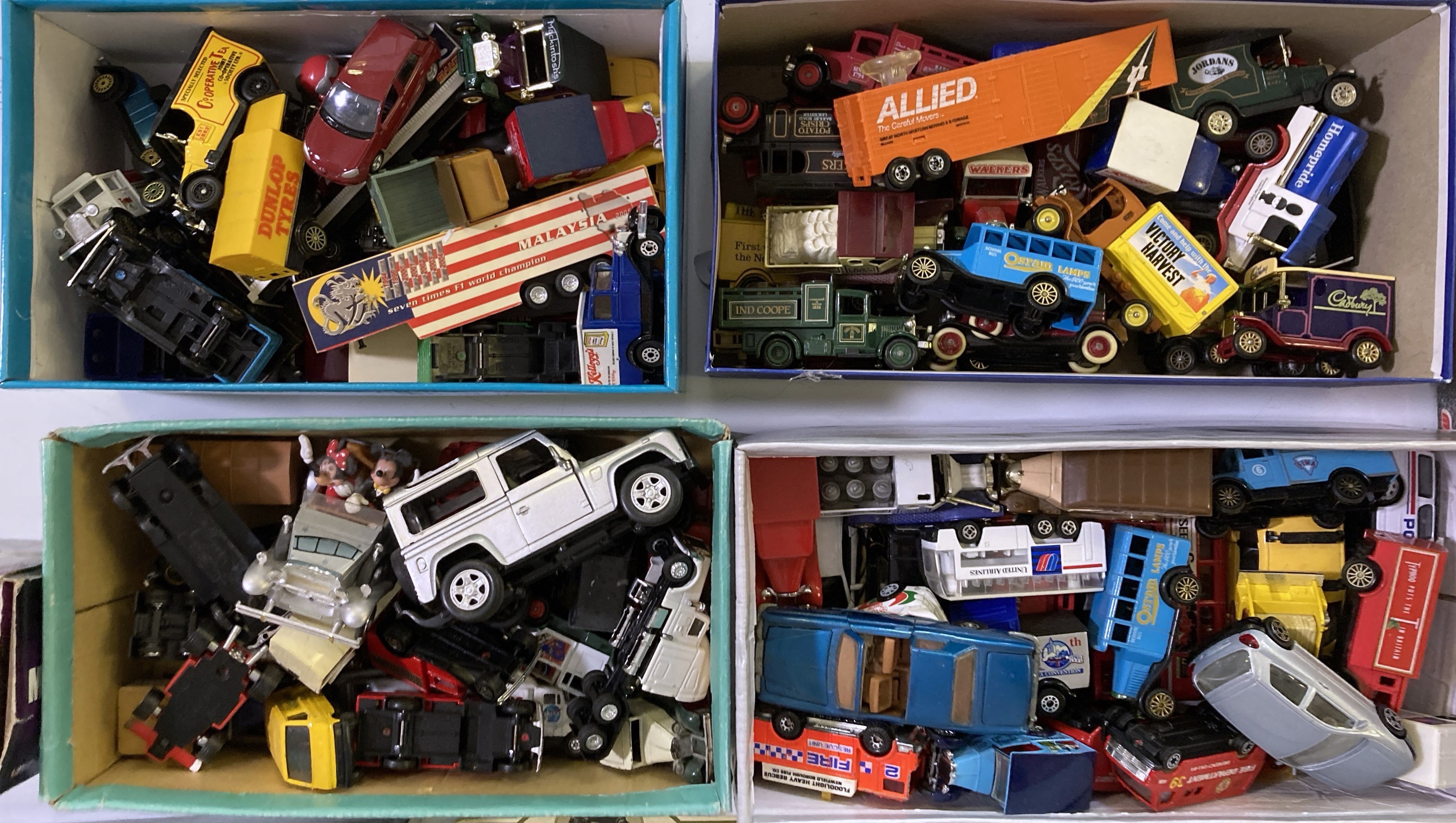Lot 47 TOY CARS, LORRIES, TRAINS & TRAILERS