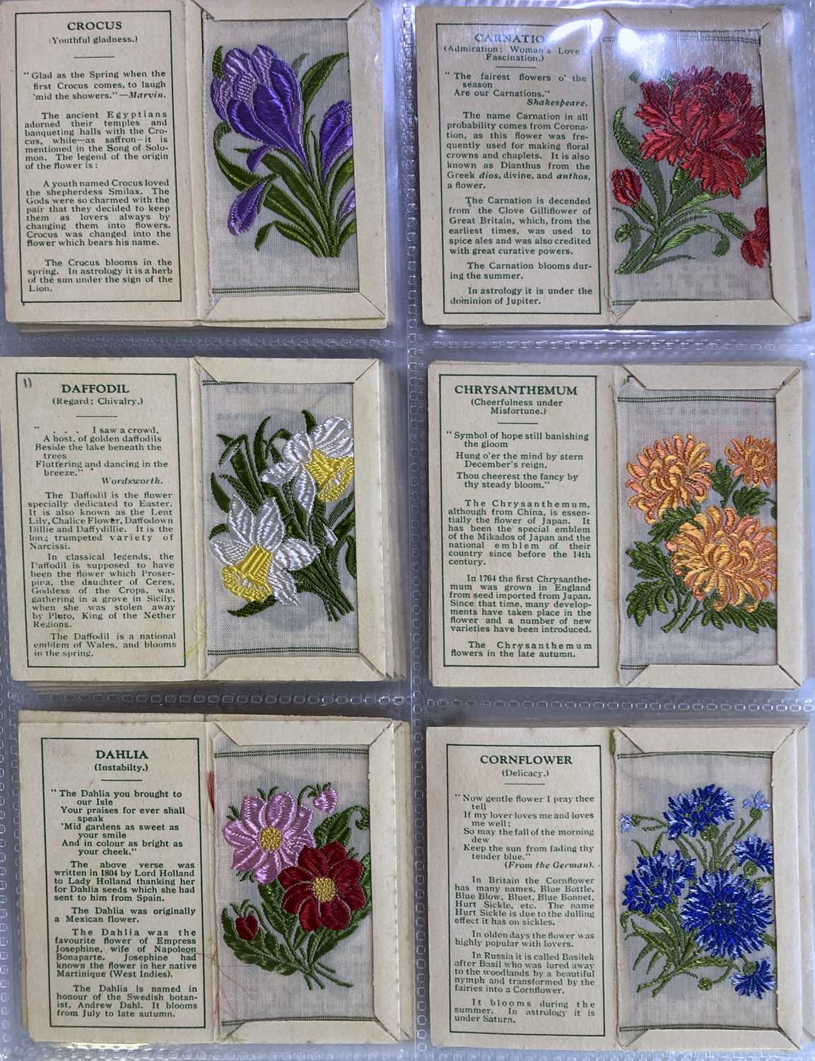 Lot 32 KENSITAS SILK FLOWERS 1ST SERIES.