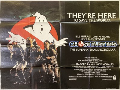 Lot 108 - GHOSTBUSTERS (1984) UK QUAD POSTER.