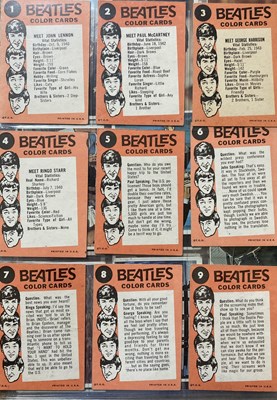 Lot 166 - BEATLES BUBBLE GUM CARDS