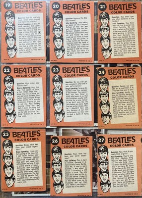 Lot 166 - BEATLES BUBBLE GUM CARDS