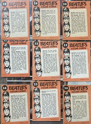 Lot 166 - BEATLES BUBBLE GUM CARDS