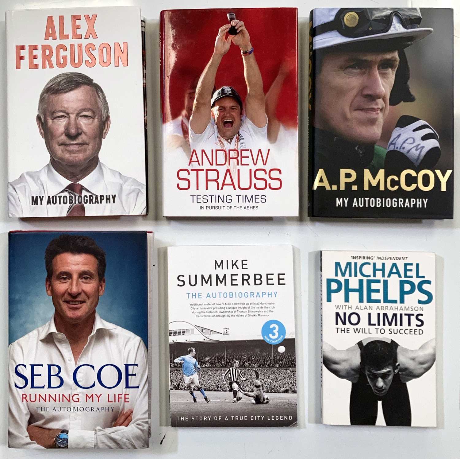 Lot 32 SPORTING AUTOBIOGRAPHIES SIGNED lot-32-sporting-autobiographies-signed