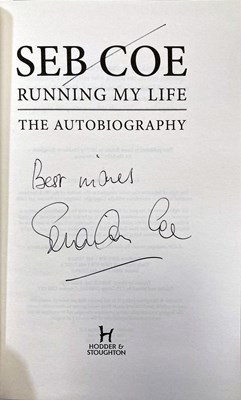 Lot 32 - SPORTING AUTOBIOGRAPHIES SIGNED.