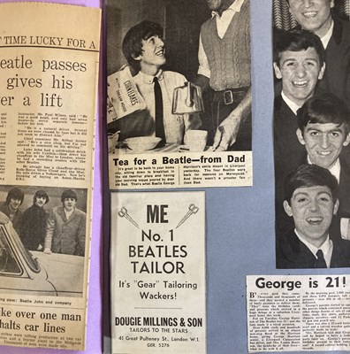 Lot 168 - BEATLES 1960S SCRAPBOOK AND ORIGINAL MAGAZINES AND NEWSPAPERS