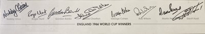 Lot 47 - ENGLAND 1966 WORLD CUP WINNERS.
