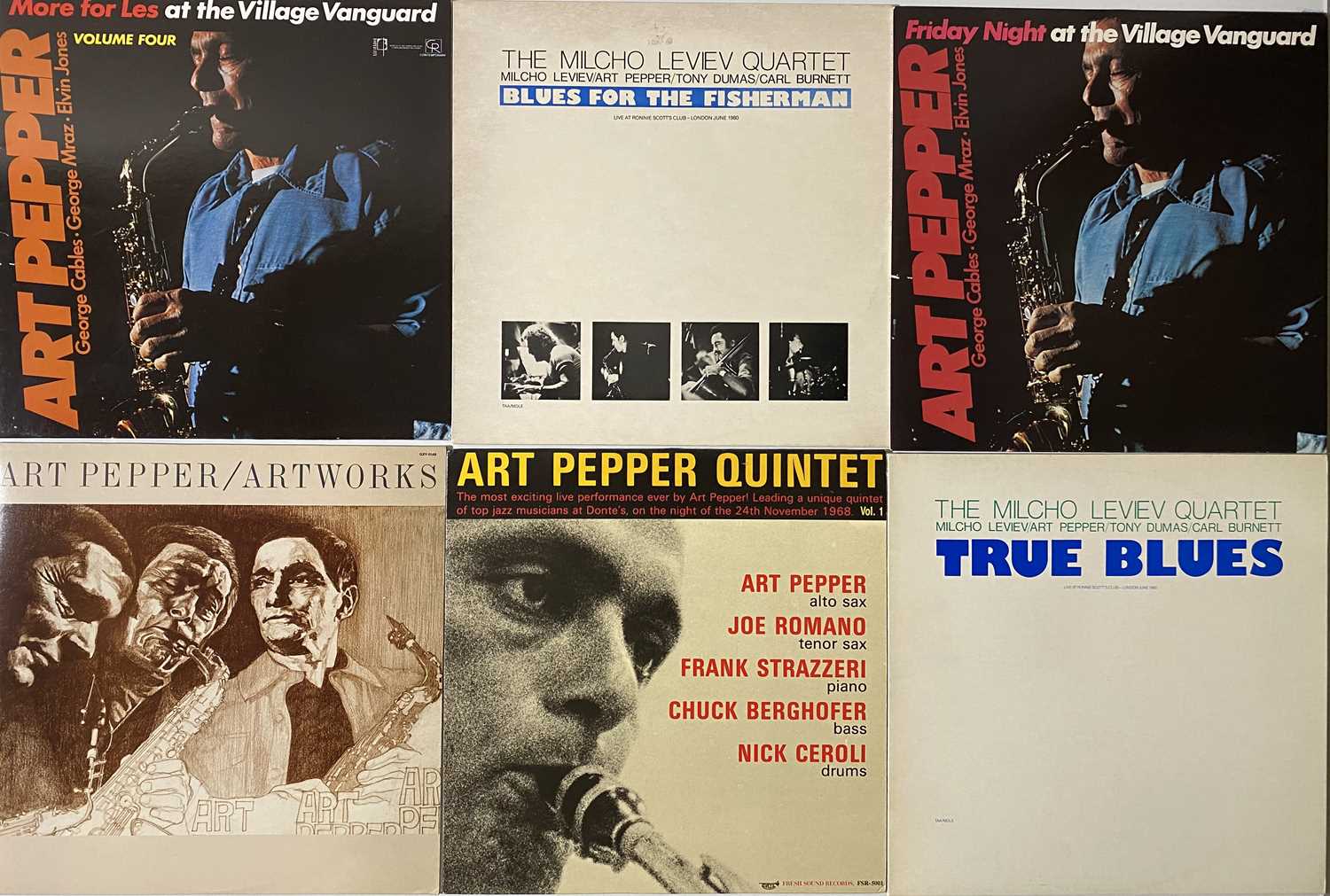 Lot 97 - ART PEPPER - LP COLLECTION